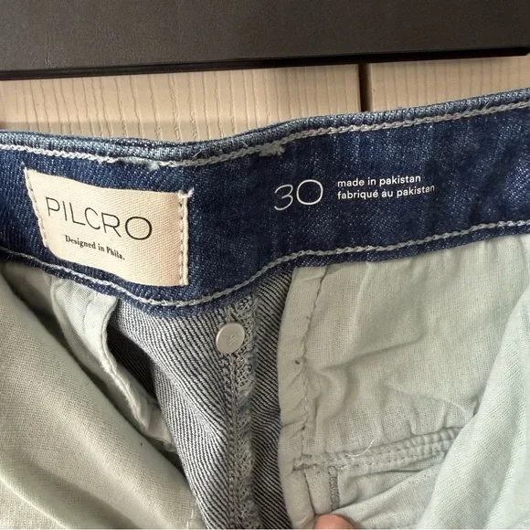 Pilcro Full Curve High-Rise Wide-Leg Jeans Women’s Size 30 - Picture 11 of 12